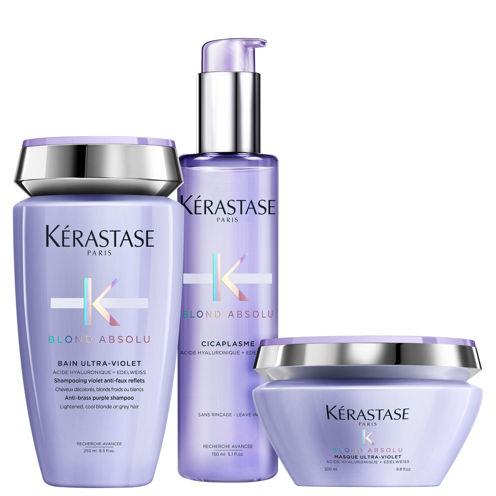 Kit Kérastase Blond Absolu Loiro Platinado (3 Produtos)