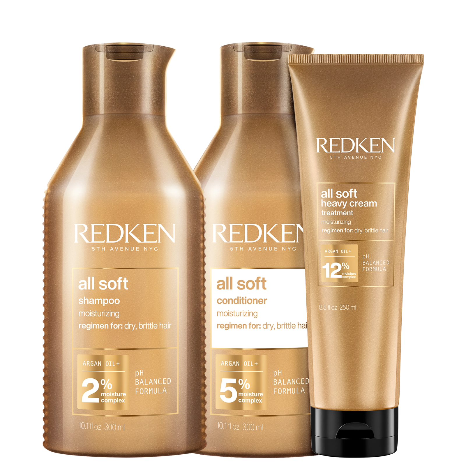 Kit Redken All Soft Heavy (3 Produtos)