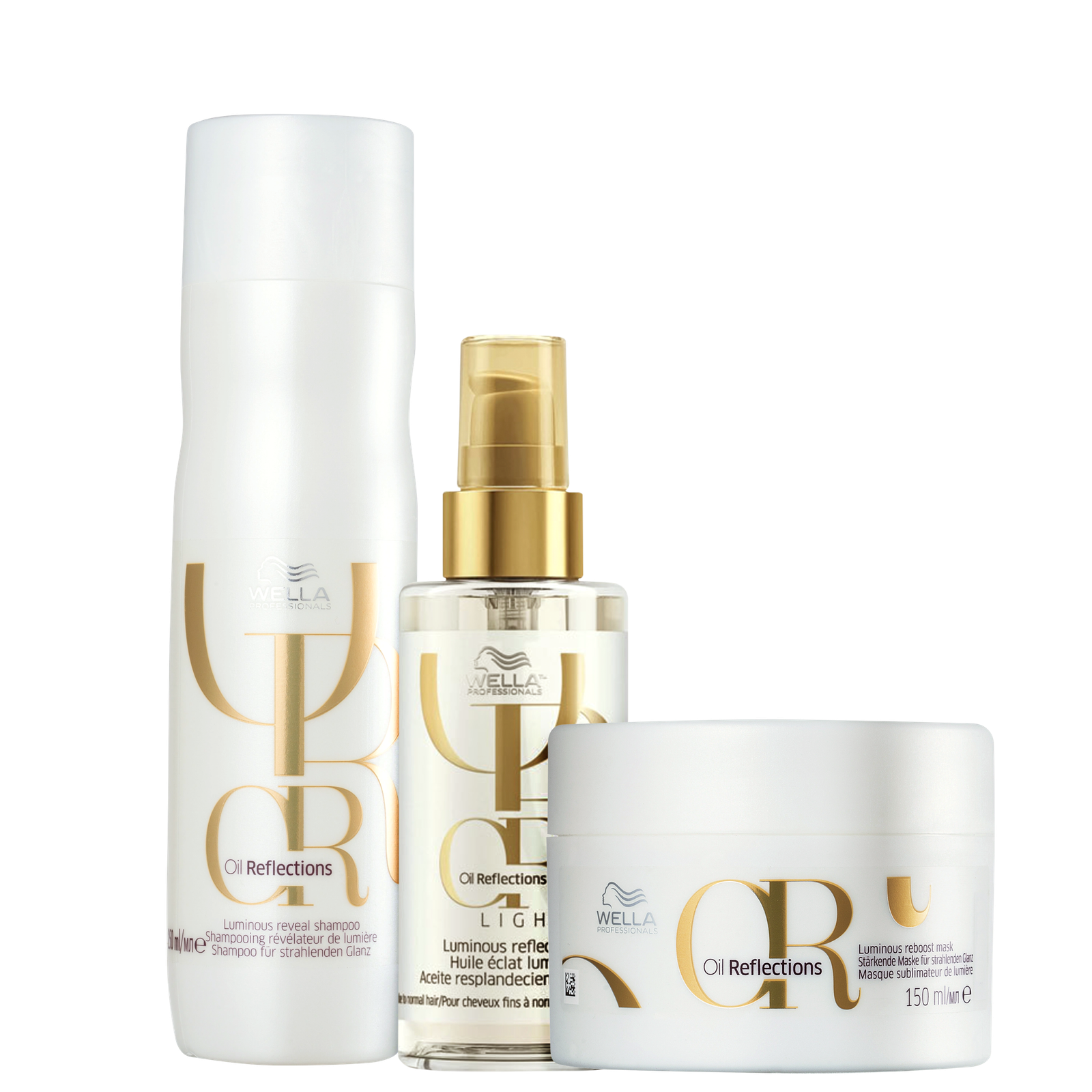 Kit Wella Professionals Oil Reflections Light (3 Produtos)