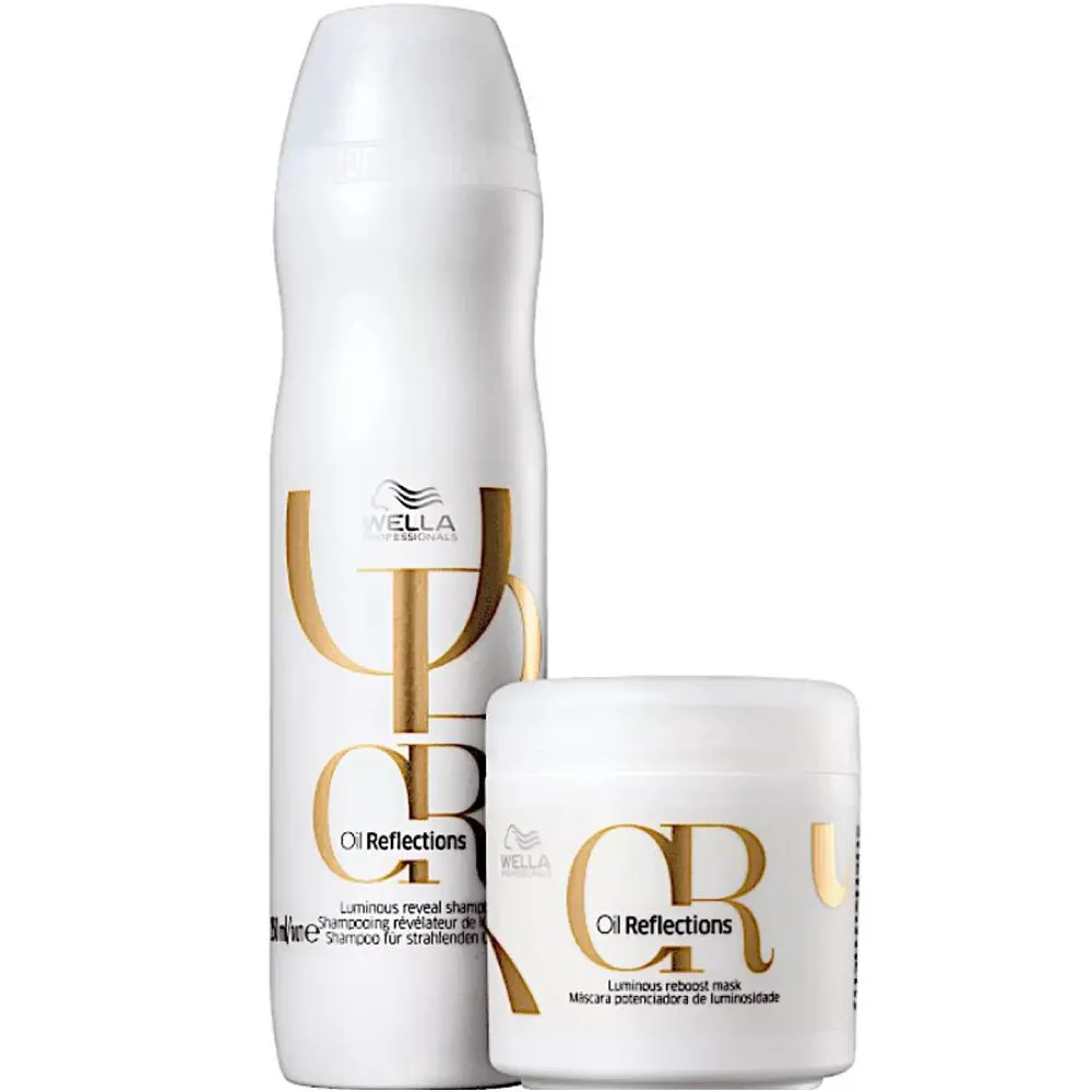 Kit Wella Professionals Oil Reflections Shampoo 250ml + Máscara 150ml
