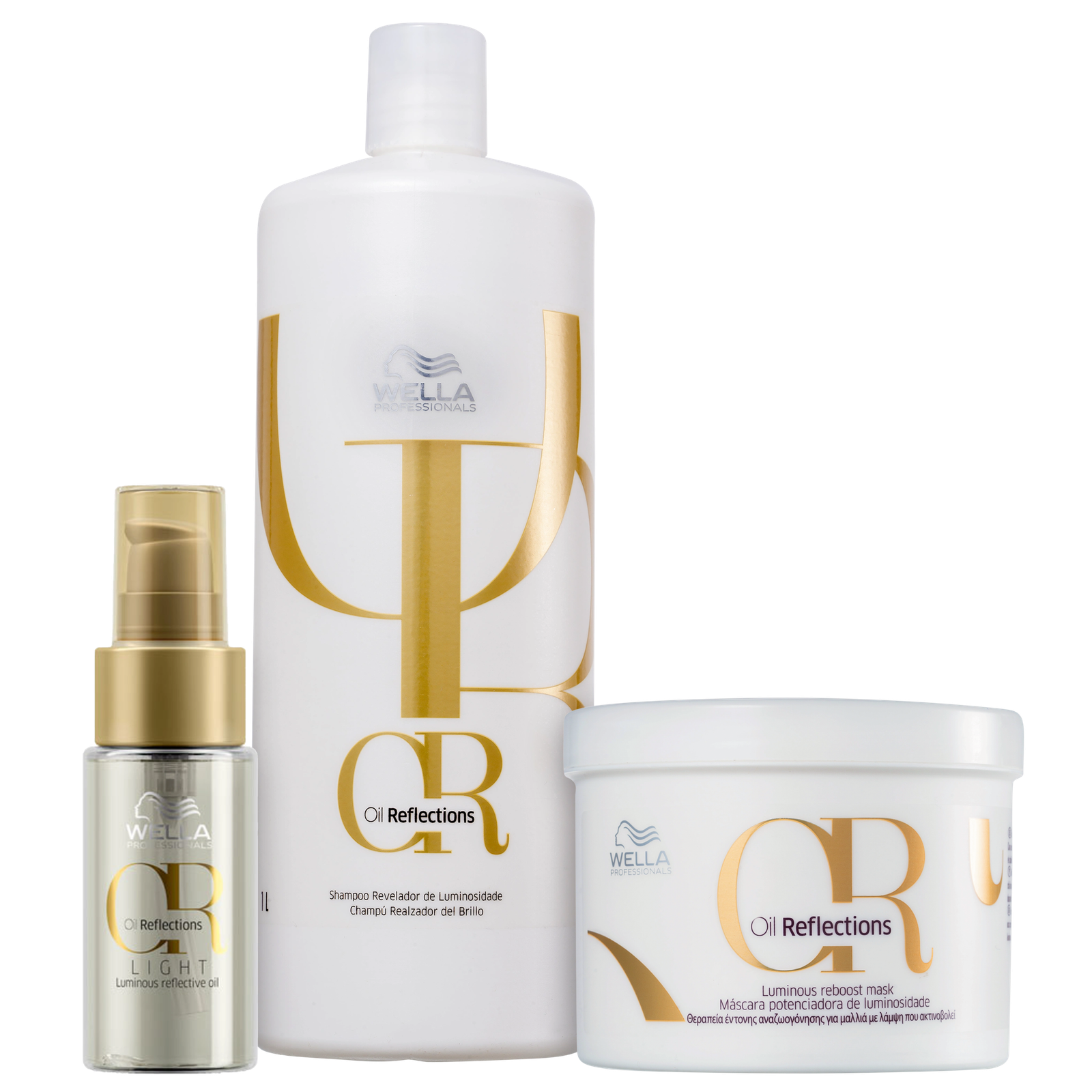Kit Wella Professionals Oil Reflections Trio Salon Shine (3 Produtos)