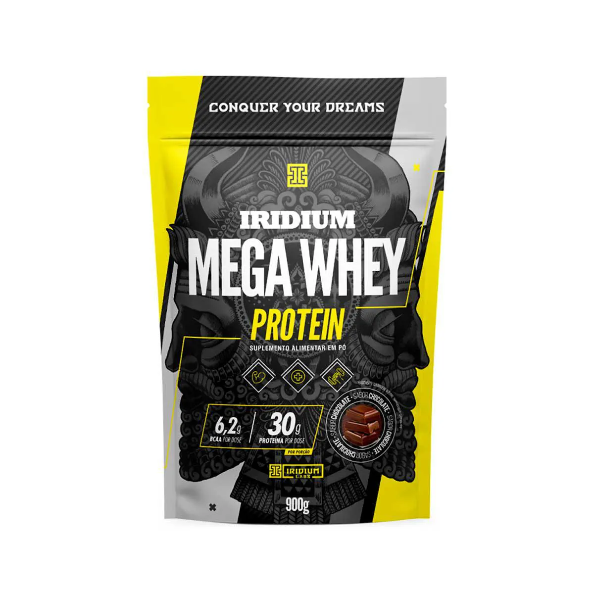 Mega Whey Protein Iridium Chocolate 900g