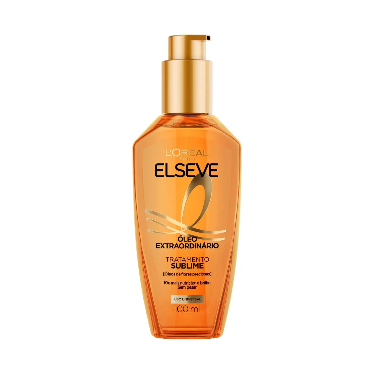 Óleo Extraordinário Tratamento Reconstrutor L’Oréal Paris Elseve Finalizador Capilar Formulado com 6 Óleos Preciosos 100ml