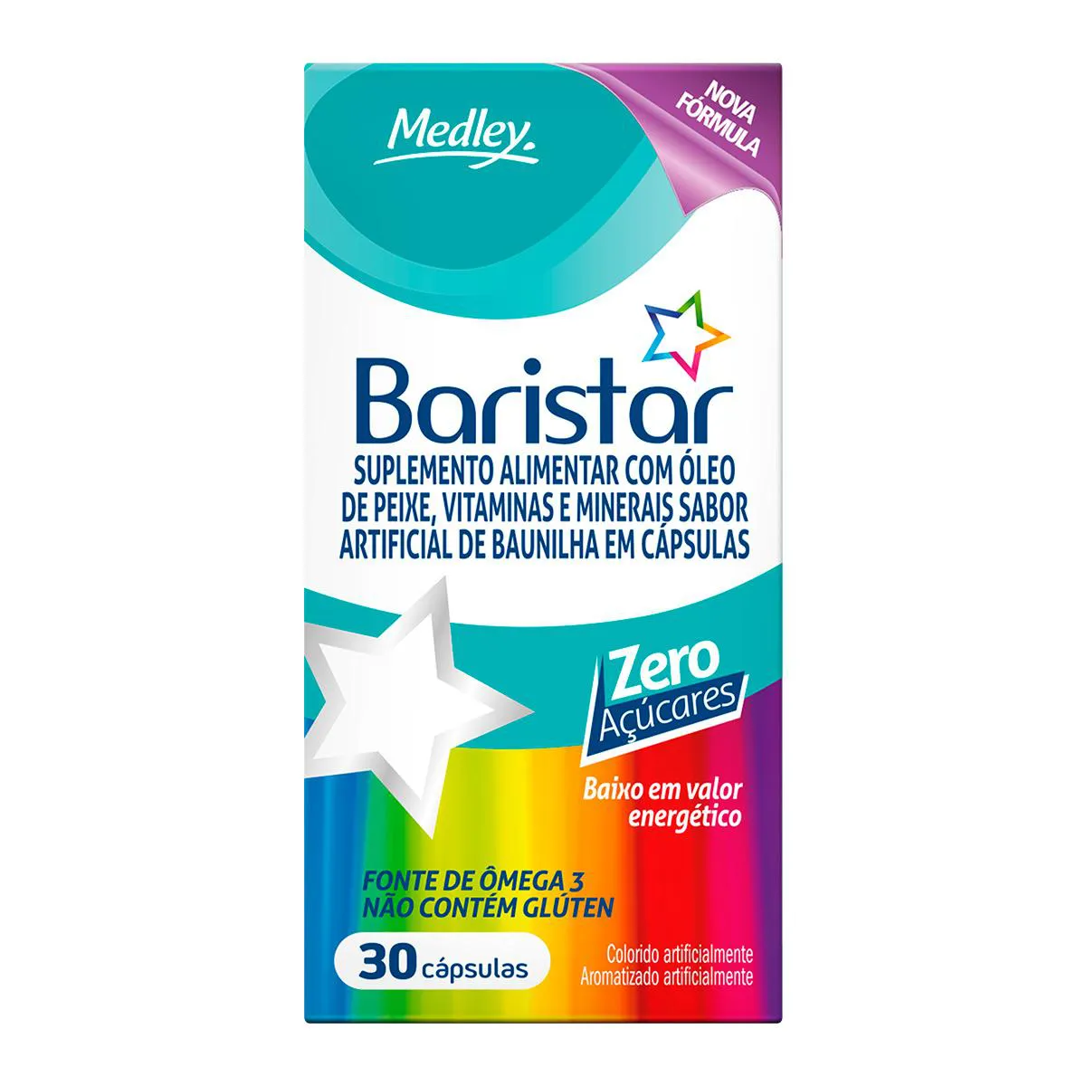 Polivitamínico Medley Baristar Baunilha 30 cápsulas