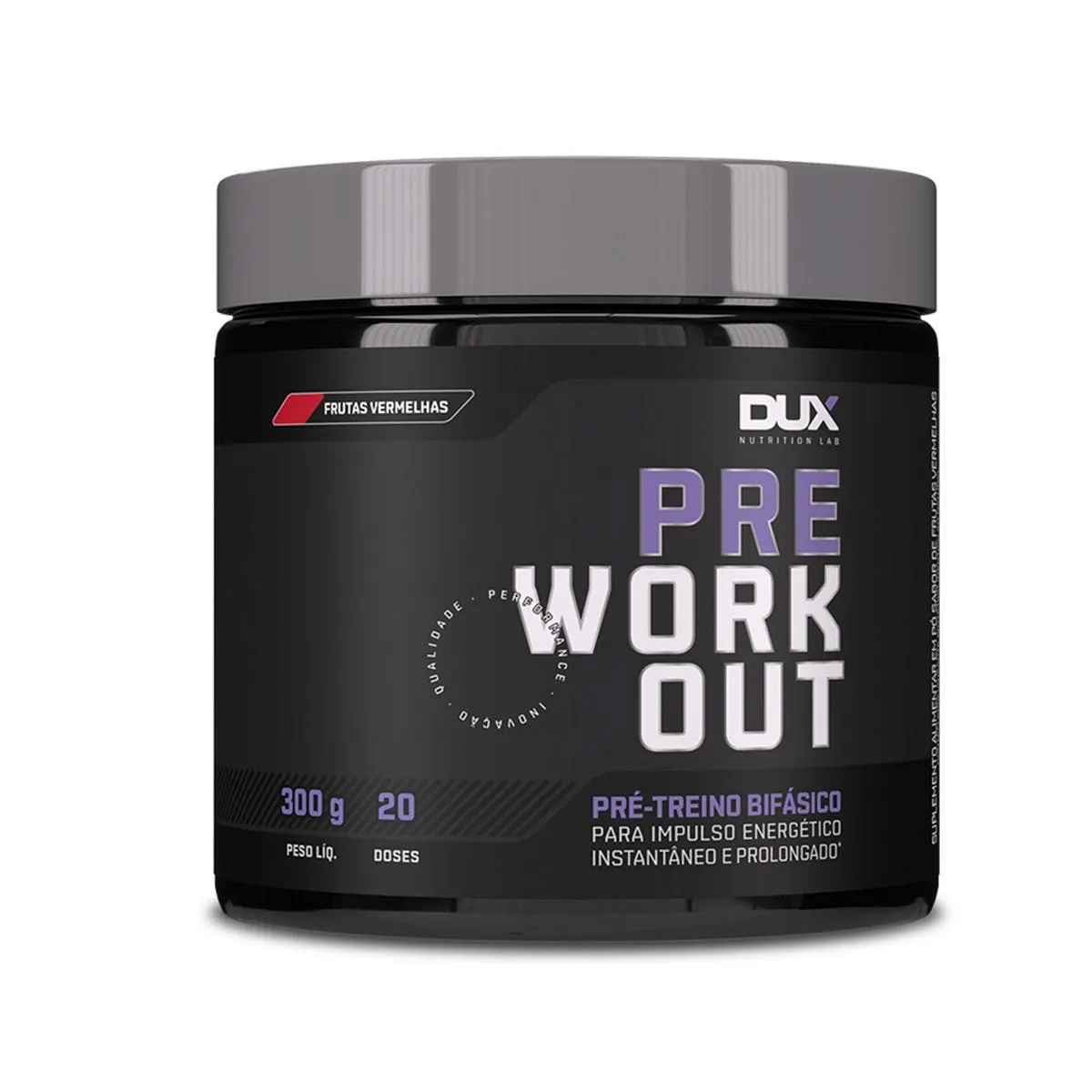 Pré-treino Pre Workout Dux Nutrition Frutas Vermelhas 300g