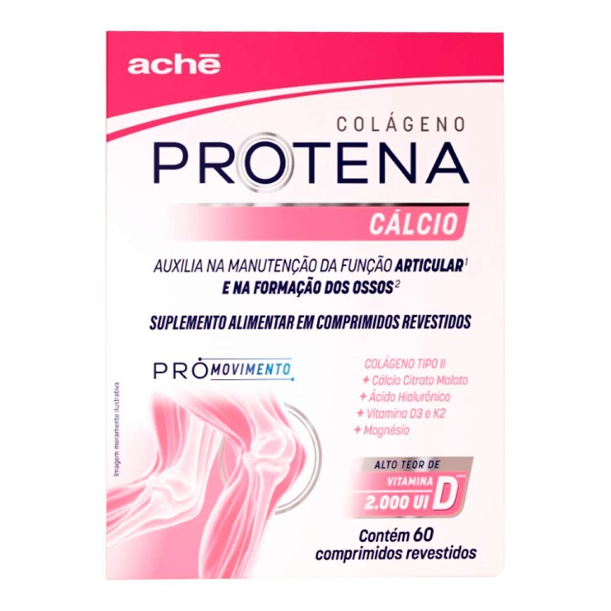 Protena Cálcio e Colágeno 60 Comprimidos Aché