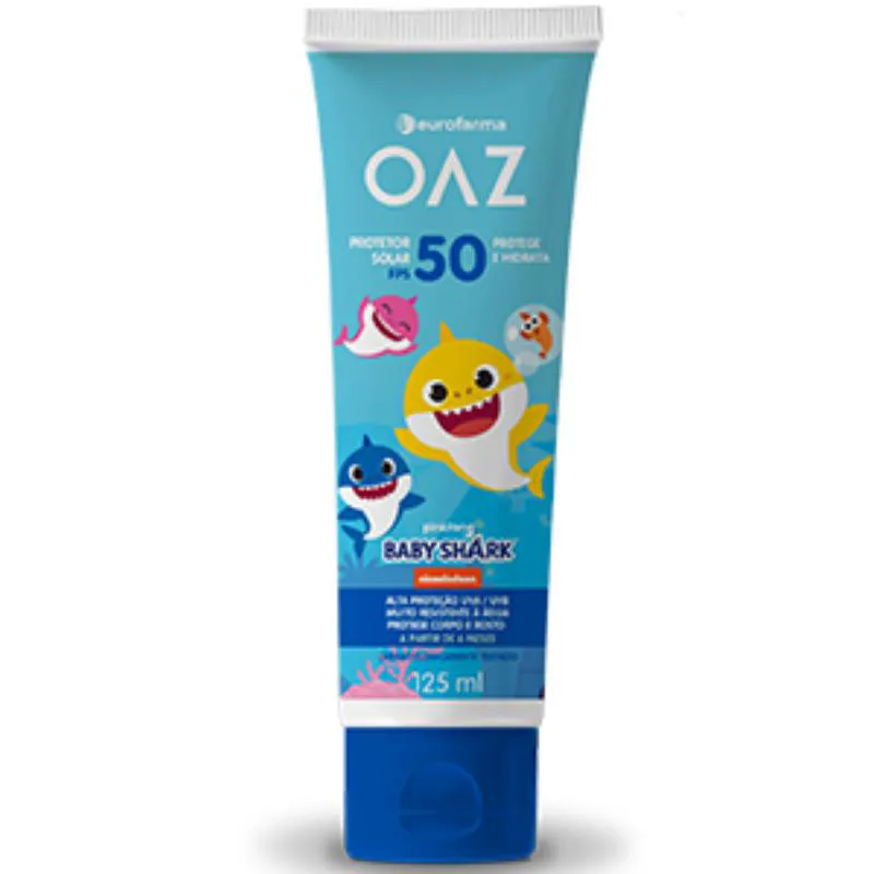 Protetor Solar Baby Shark Fps 50 125ml – Eurofarma