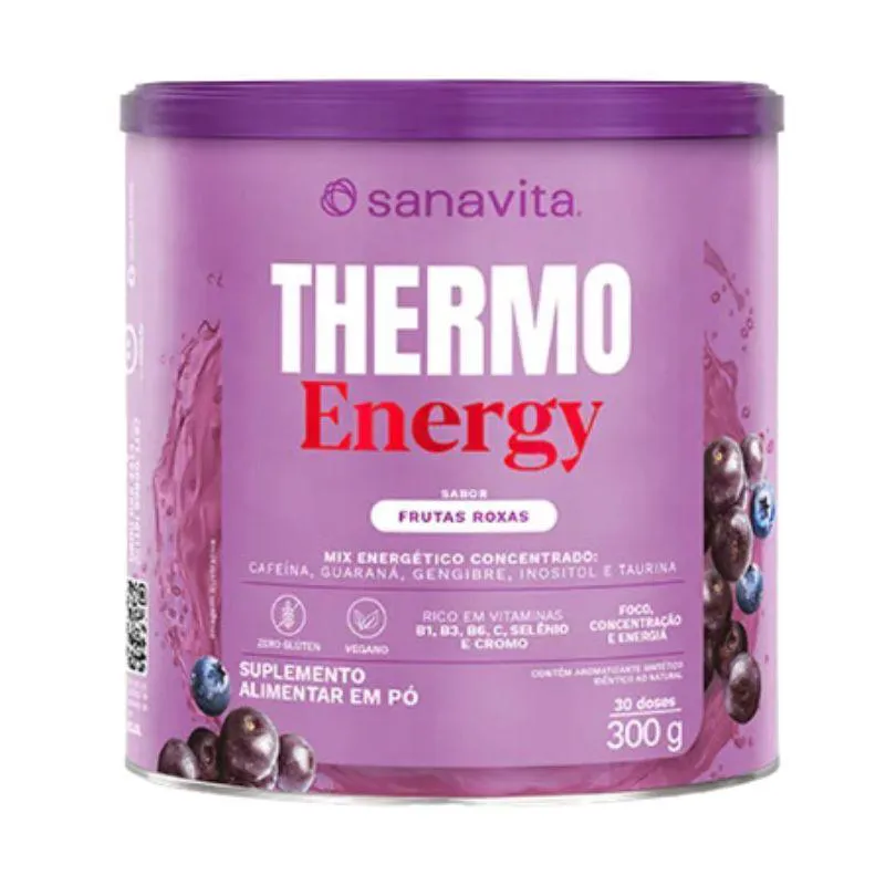Thermo Energy 300g – Sanavita Frutas Roxas